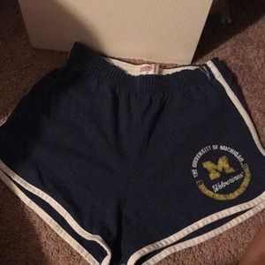 Michigan wolverines short shorts